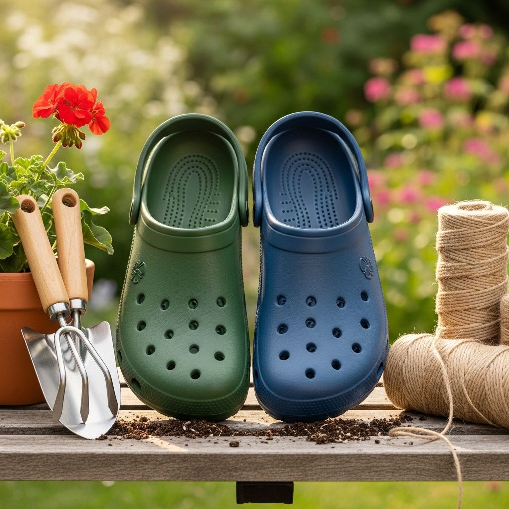 Slip into water-shedding footwear that keeps mud out and lets you work all day.