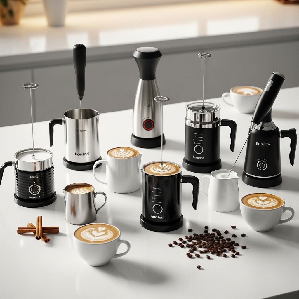 Achieve rich, velvety foam for cappuccinos, matcha, and hot chocolate in minutes.