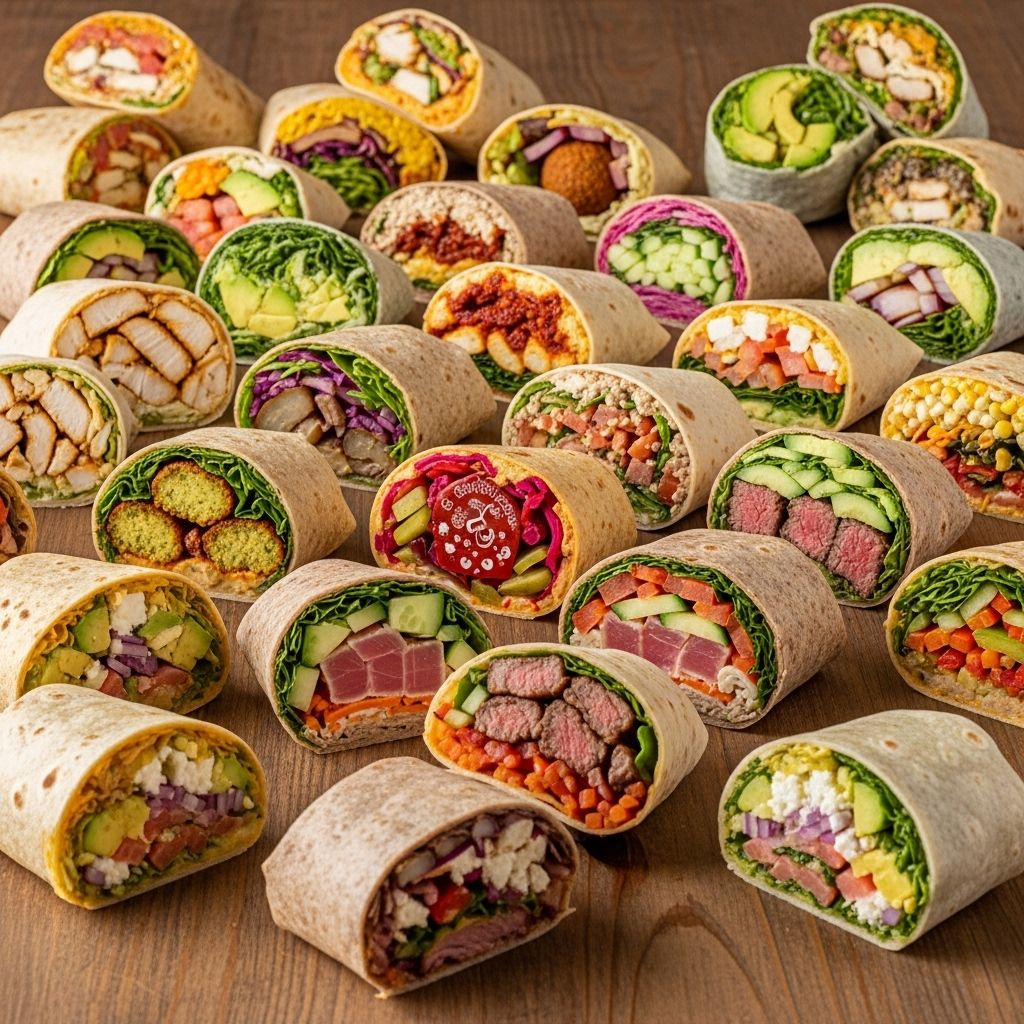 A world of handheld meals bursting with fresh fillings, global spices, and bold textures.