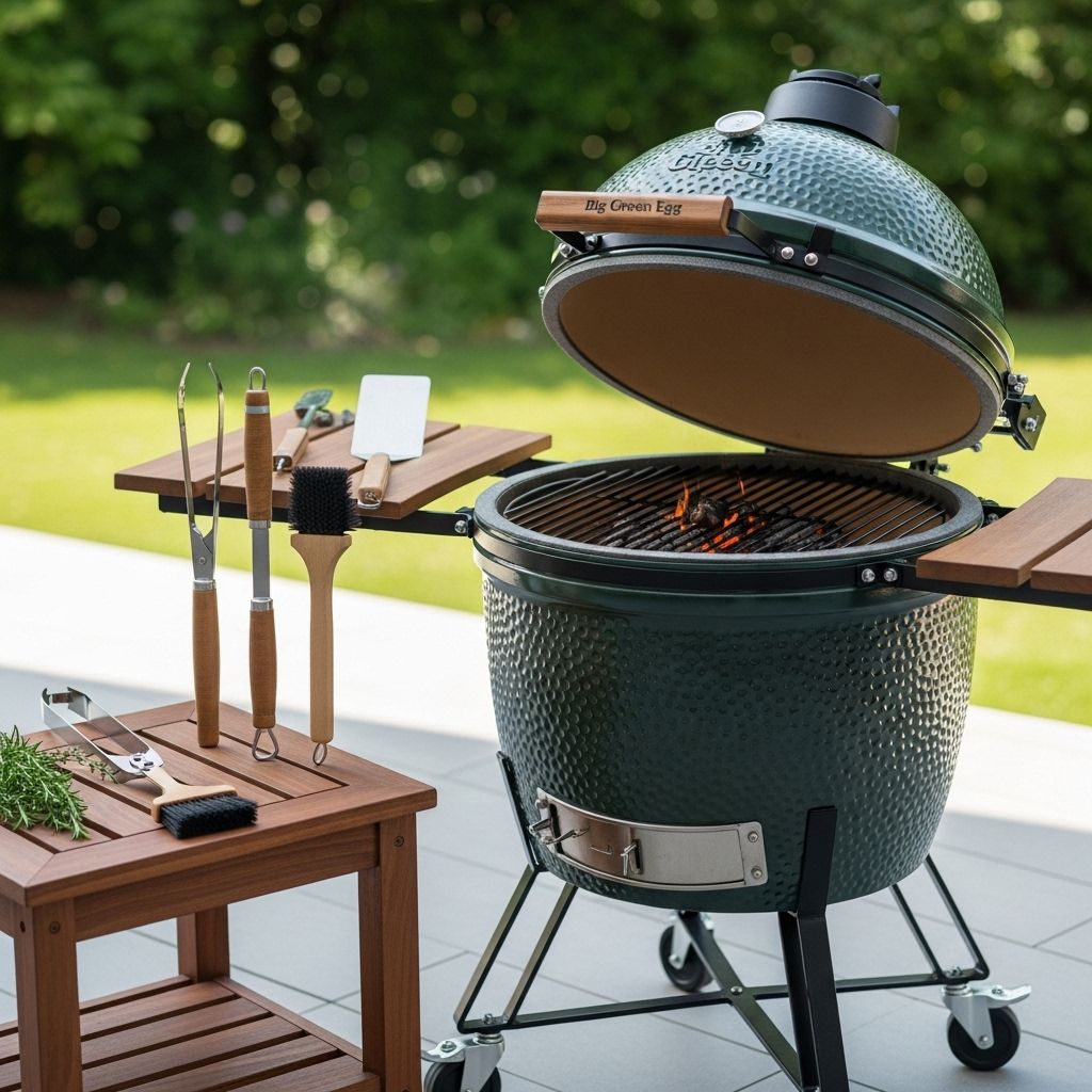 Achieve precise heat control and rich flavor for searing, smoking, and baking outdoors.