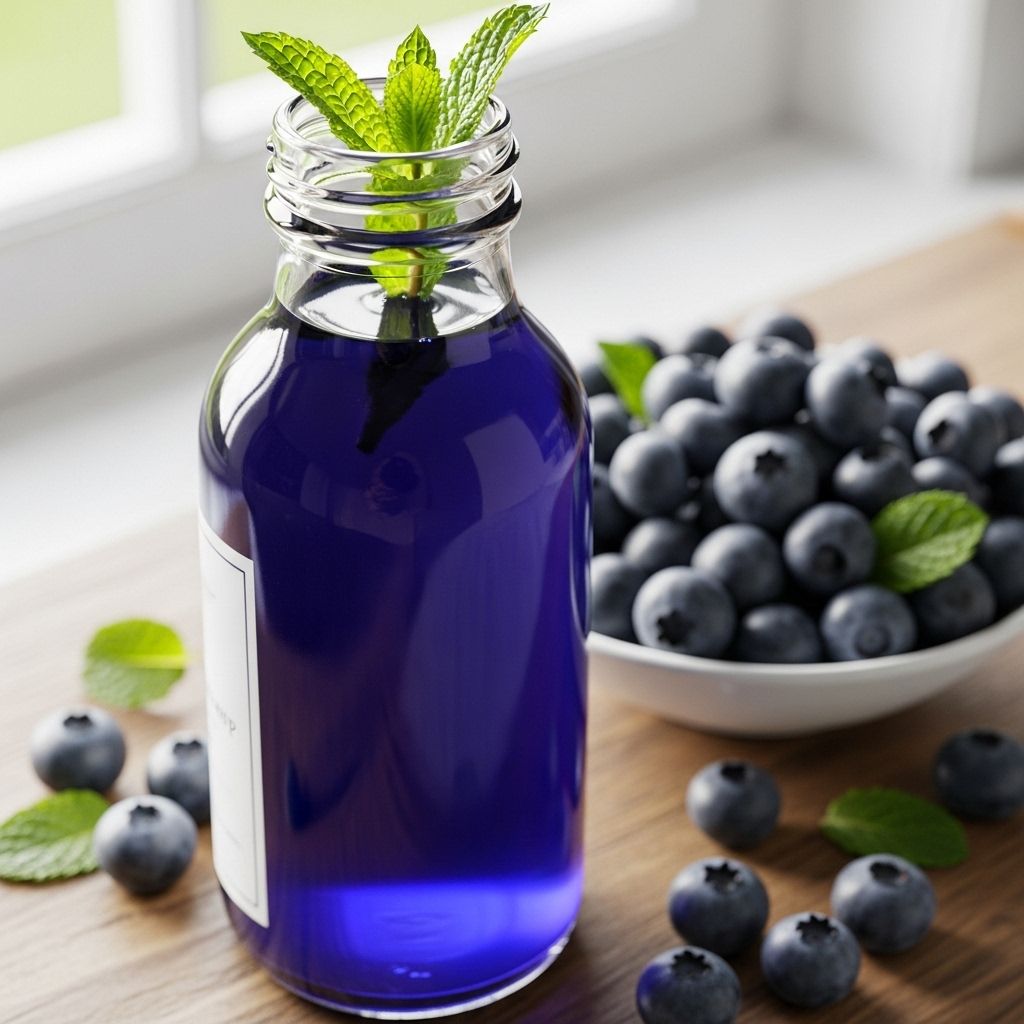 A quick, homemade berry-infused sweetener that adds vivid color and flavor to any dish.
