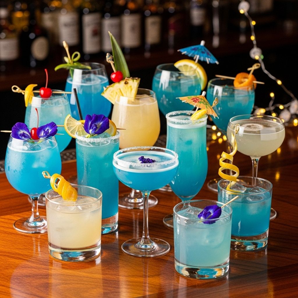 Bold, tropical libations infused with citrus sweetness and vibrant hues for memorable gatherings.