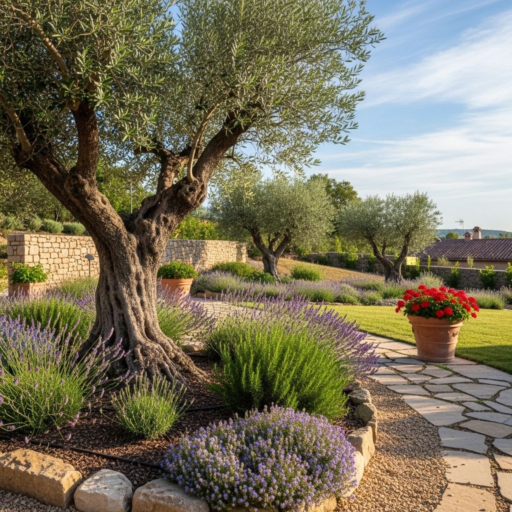 Transform your outdoor space with the timeless beauty and Mediterranean charm of olive trees