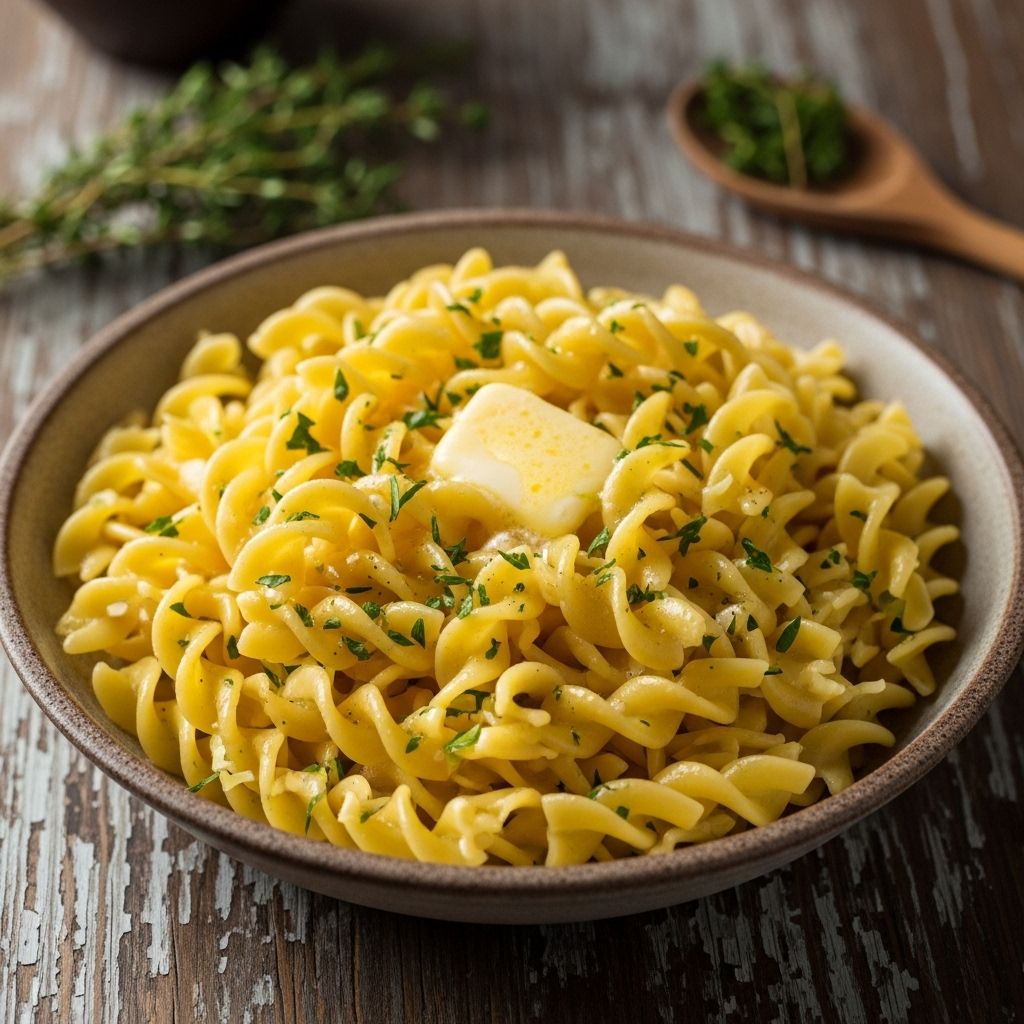 Discover the easy, versatile, and comforting classic of buttered noodles, perfect for quick dinners or satisfying sides.