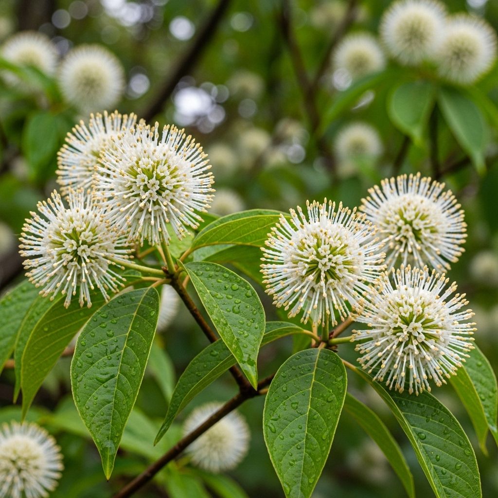 Everything you need to know about growing, caring for, and enjoying the native Buttonbush shrub in your landscape.
