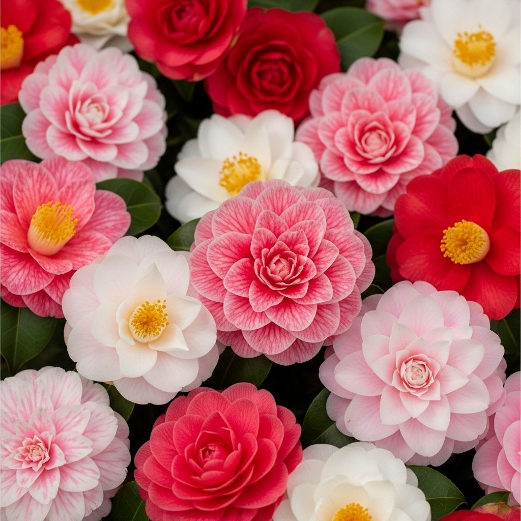 Discover the diverse colors, varieties, and stunning garden potential of camellias for year-round landscape brilliance.
