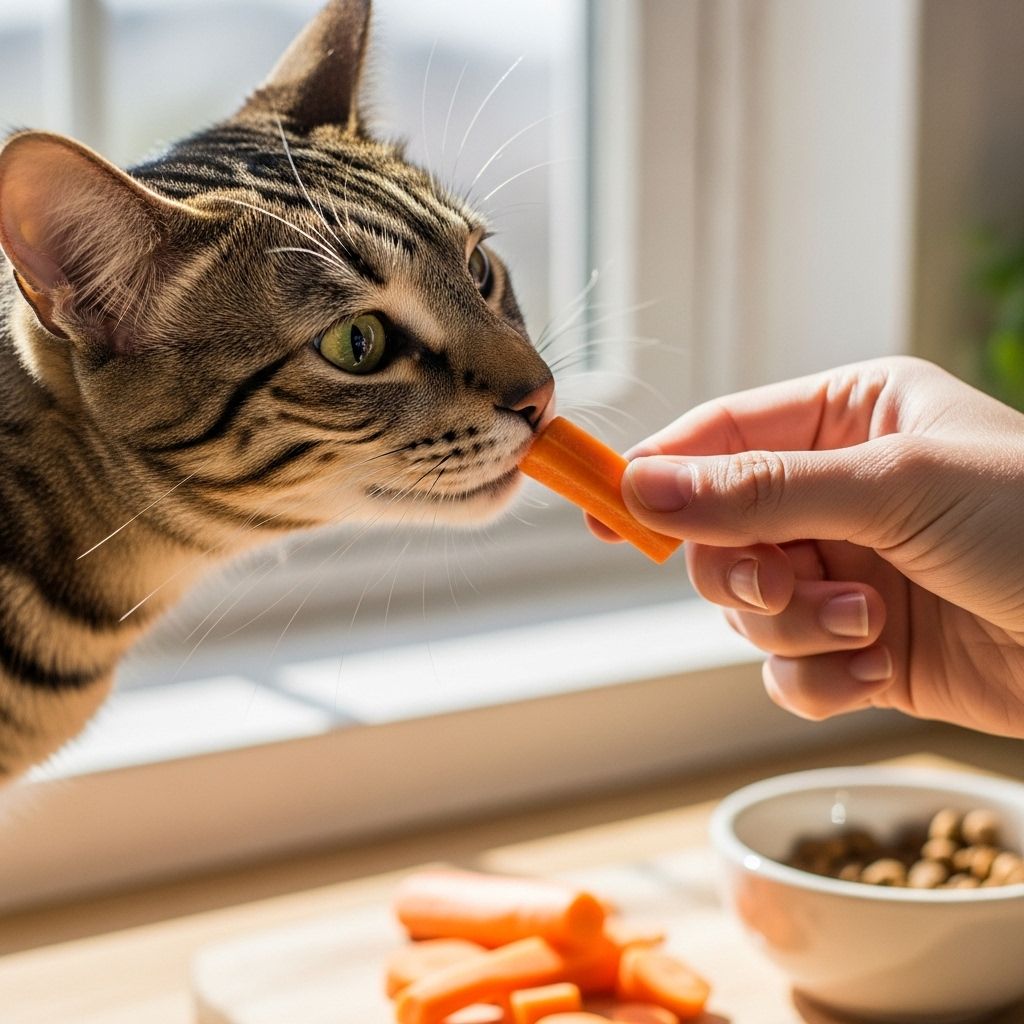 Moderate, cooked veggie treats offer crunch without replacing critical animal nutrients.
