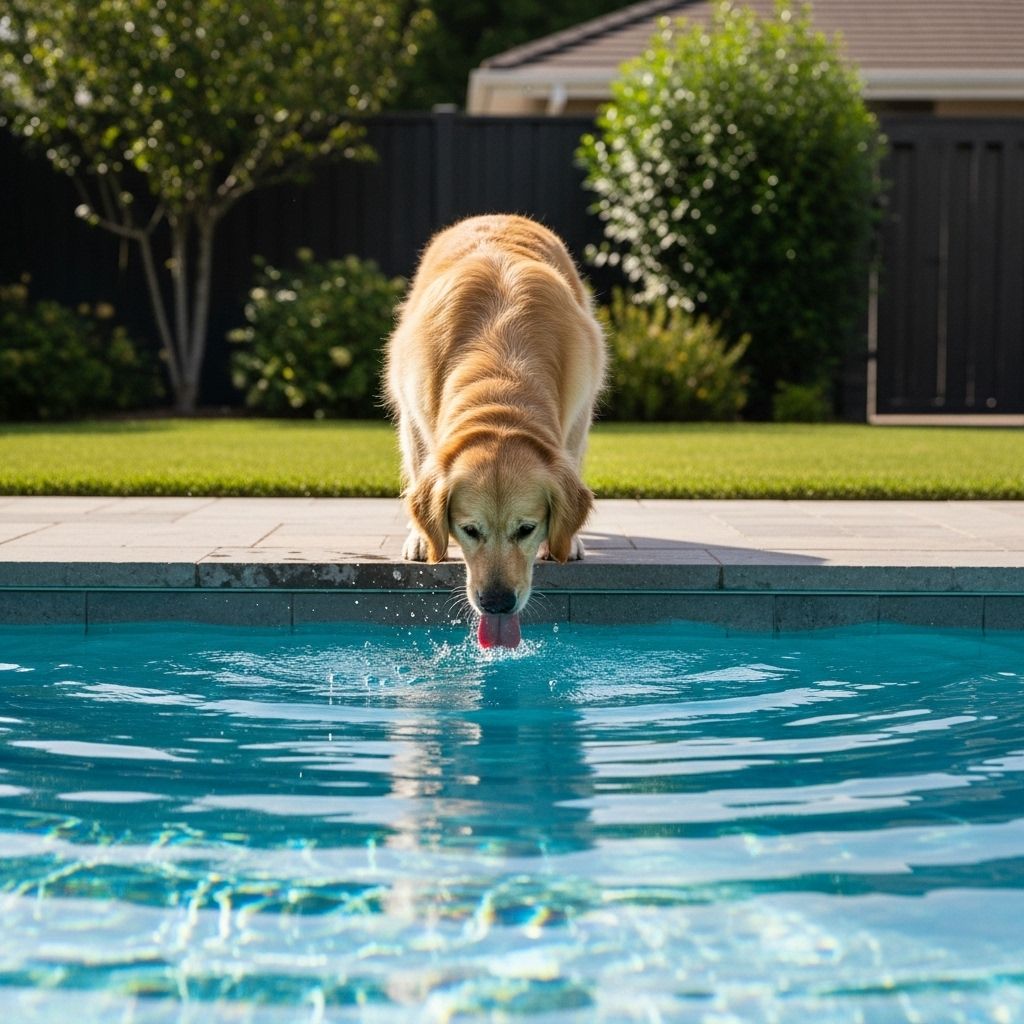 Close supervision and fresh hydration options keep your furry companion safe from risks.