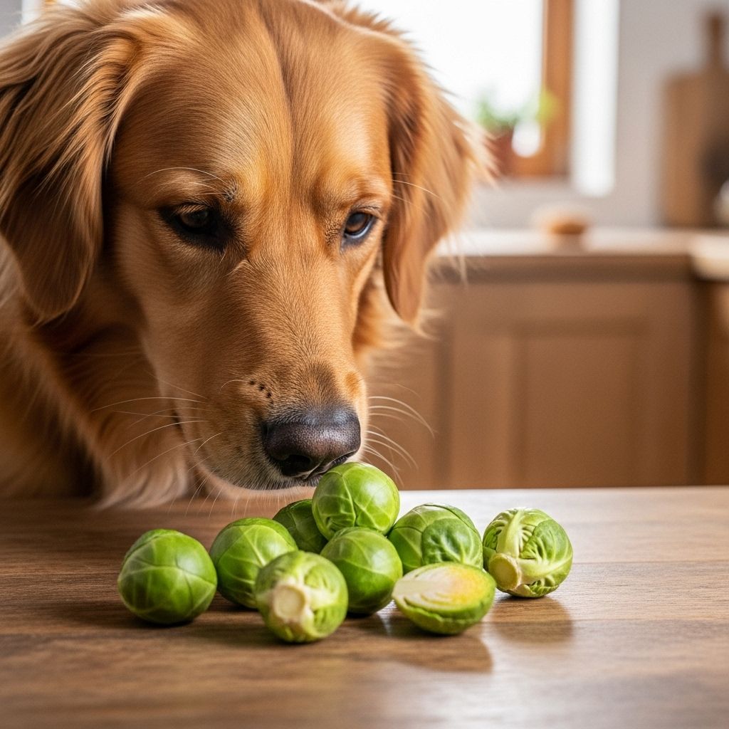 Offer cooked Brussels sprouts sparingly to boost your dog’s diet without digestive upset.