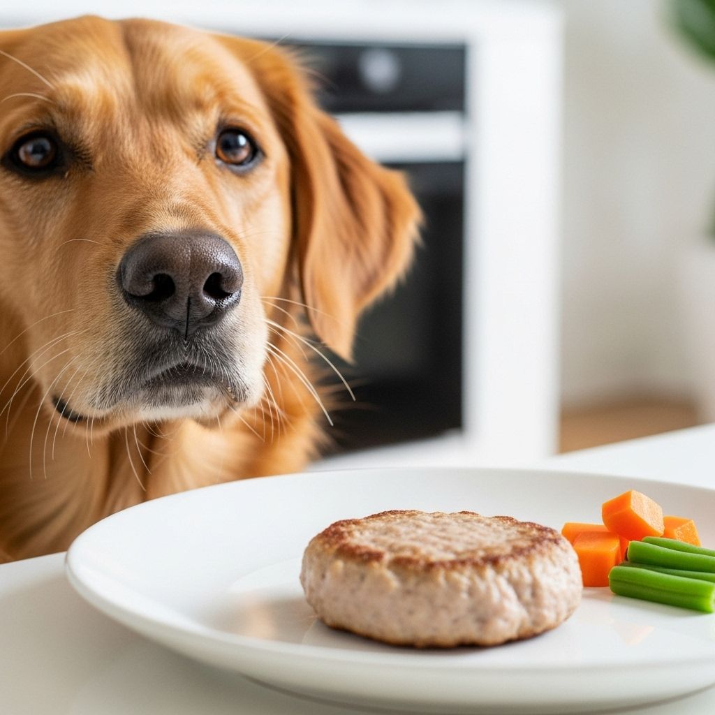 Cook lean meat without seasonings and portion it wisely to help your dog thrive.