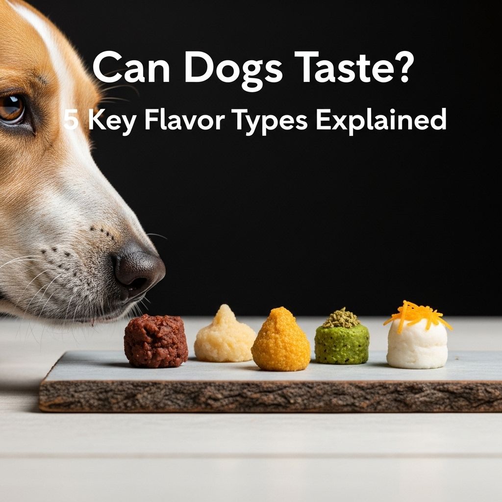 Can Dogs Taste? 5 Key Flavor Types Explained Canine palates and keen noses shape meal choices and hydration habits.