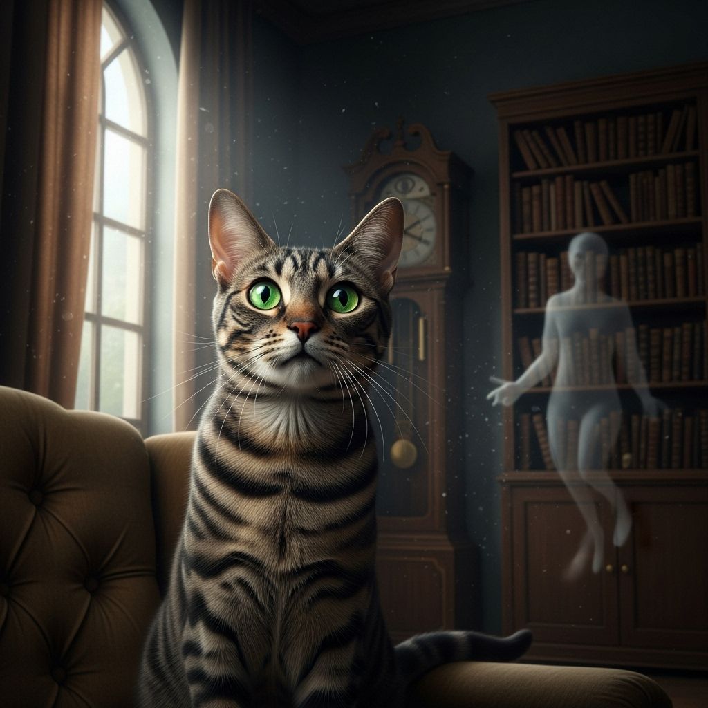 Uncover abilities that make felines react to hidden sights, sounds, and scents.