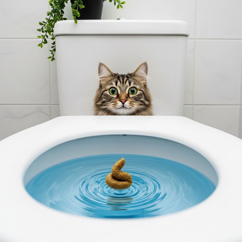 Protect pipes and wildlife with responsible cat waste disposal.