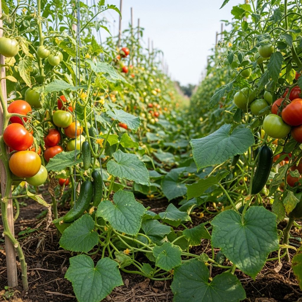 Discover the ins and outs of growing tomatoes and cucumbers together and how to optimize their success in your vegetable garden.