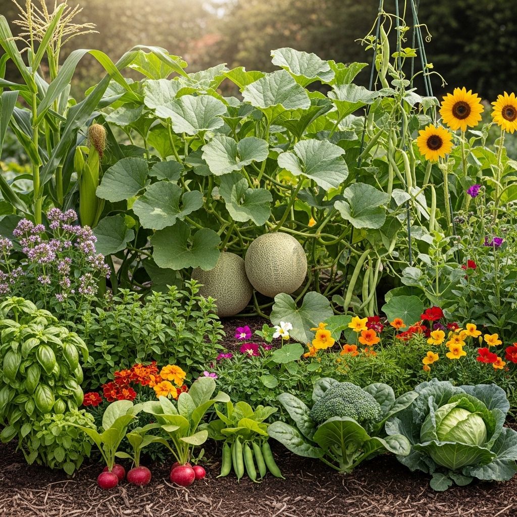 Boost cantaloupe harvests and thwart pests by pairing melons with the right companions.