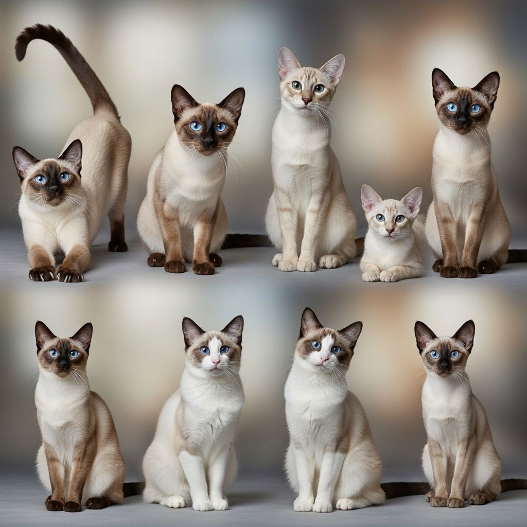 Choose a pointed-pattern feline that suits your family’s lifestyle and grooming routine.