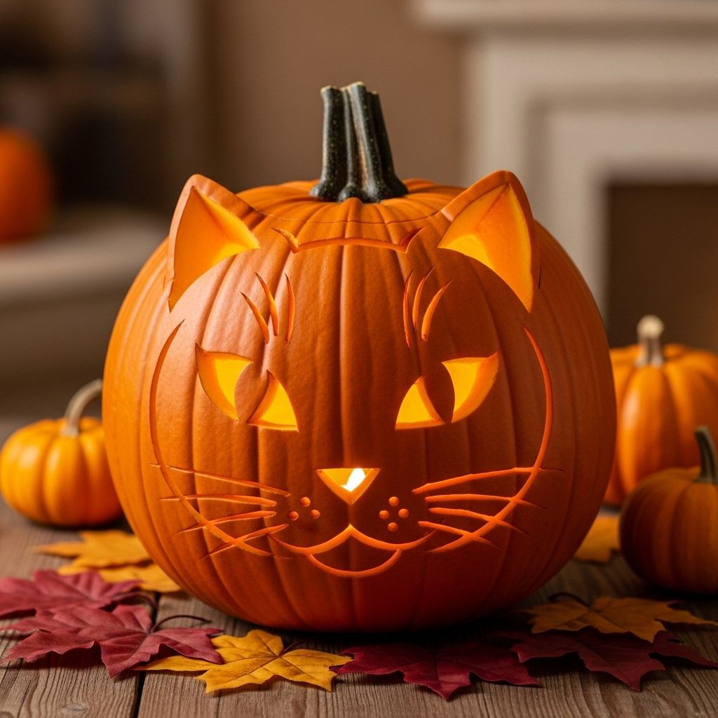Whisker-inspired designs bring playful charm to your Halloween display.