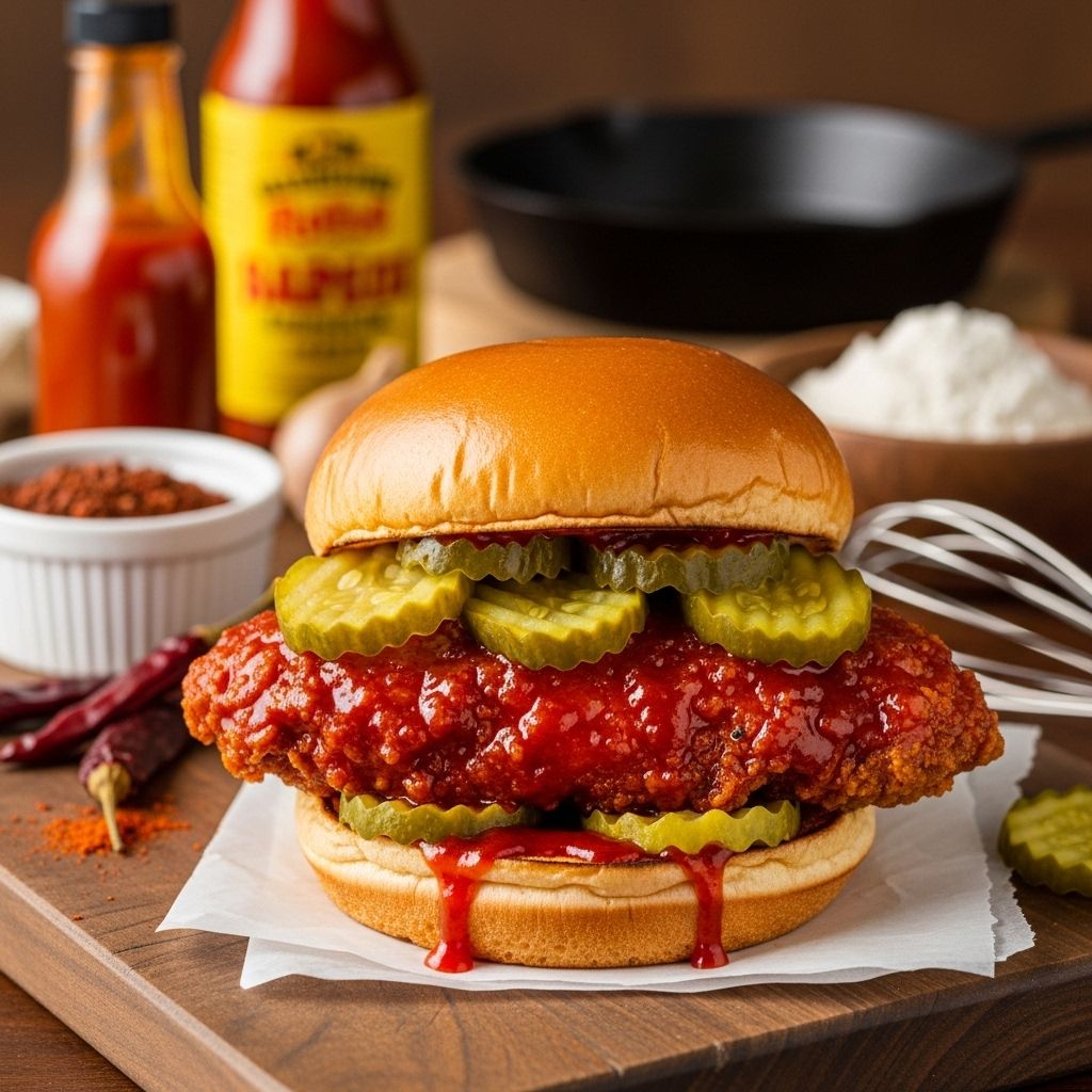 Bring authentic Nashville heat to your kitchen with Chef John’s ultra-crispy, cayenne-spiked hot chicken.