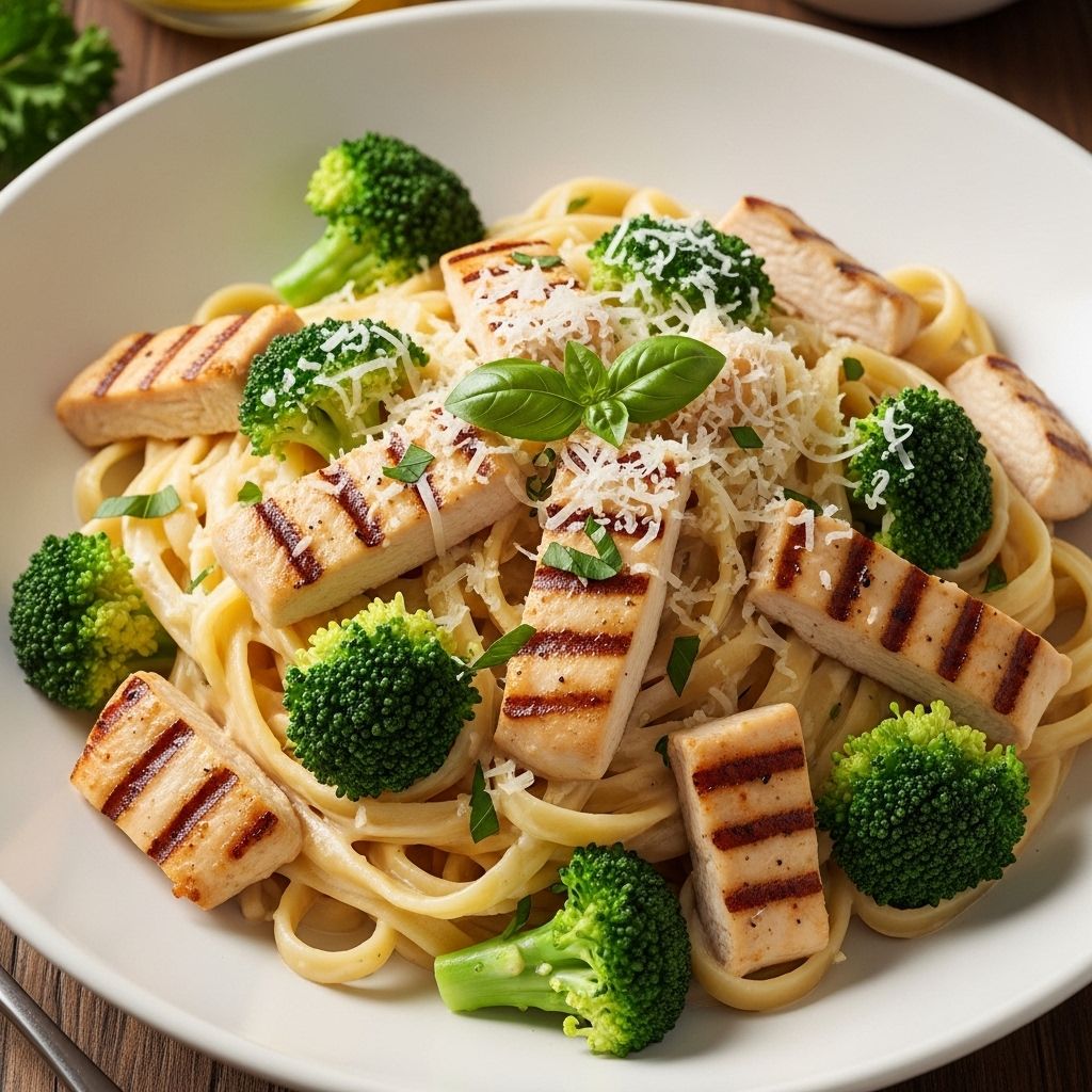 Discover the ultimate creamy Chicken & Broccoli Alfredo recipe with step-by-step instructions, tips, and FAQs for a perfect pasta night.