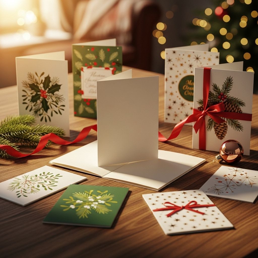 Craft the perfect holiday message with our comprehensive guide to Christmas card wording