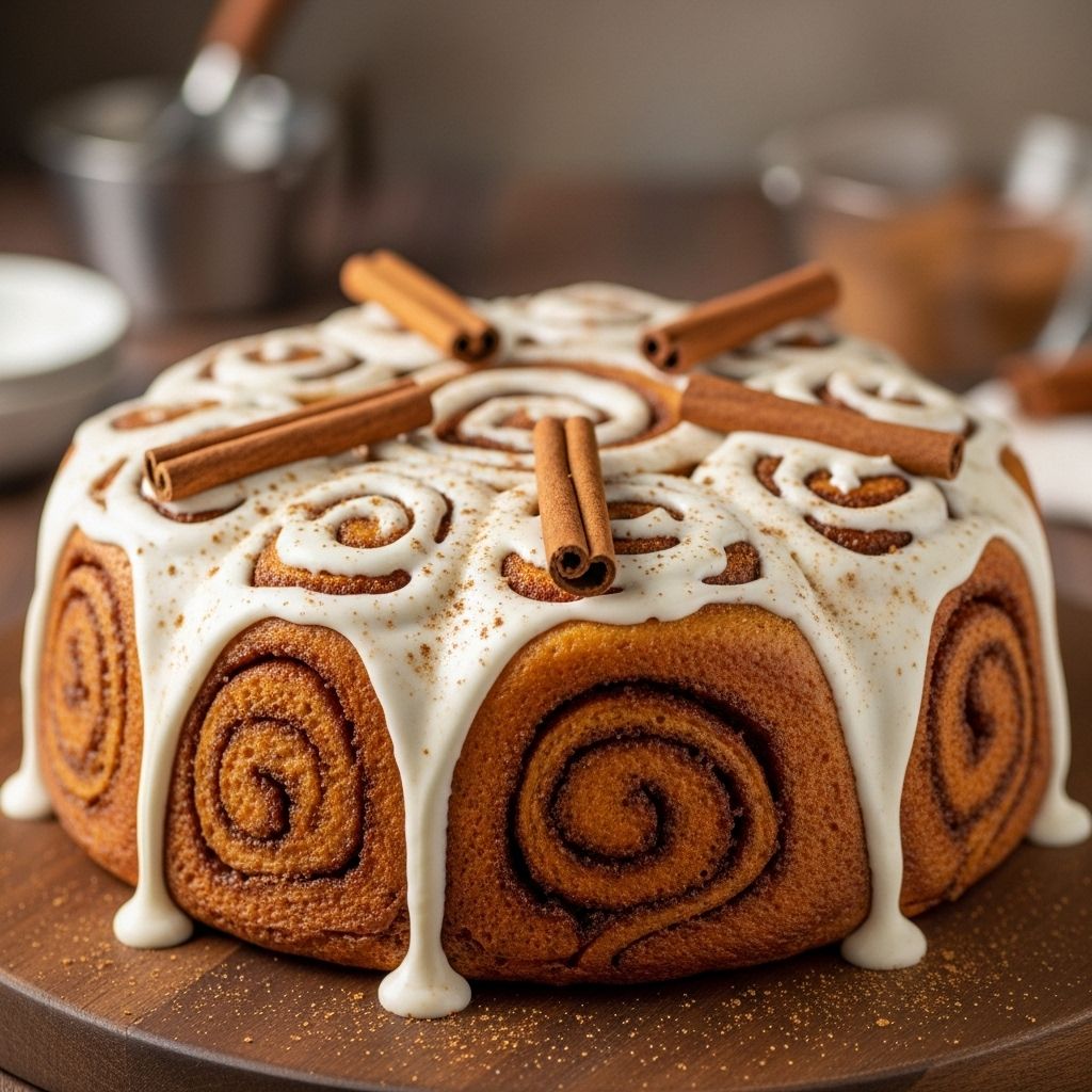 Experience all the ooey-gooey cinnamon swirl magic of Cinnabon—now in an effortless, crowd-pleasing sheet cake.