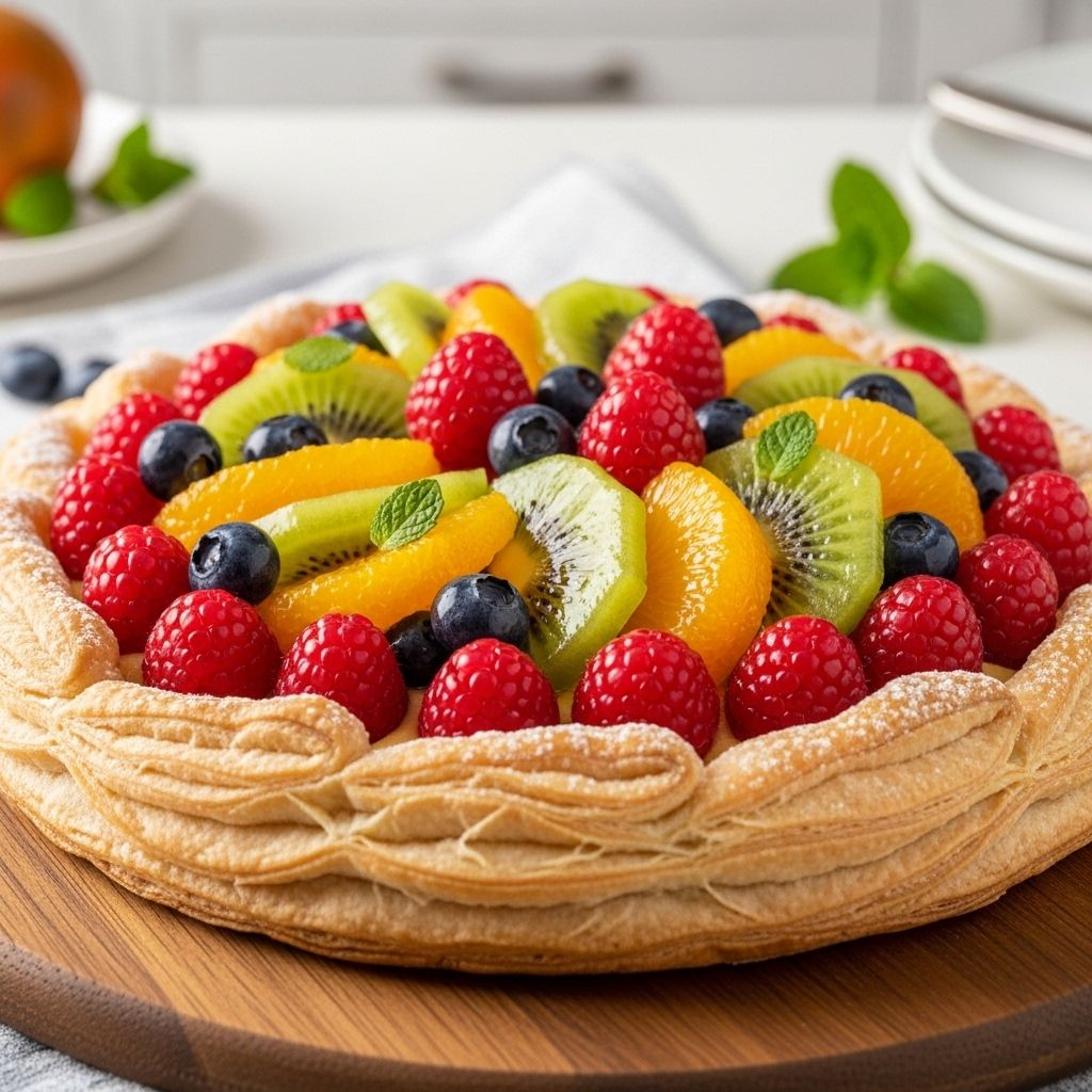 Savor a crisp shell, velvety cream, and jewel-bright glaze crafted in your own kitchen.