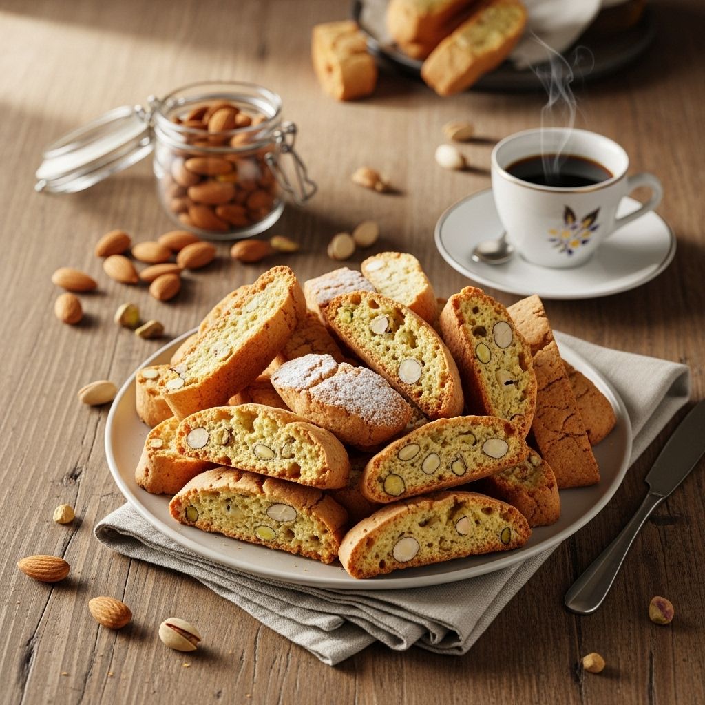 Twice-baking transforms pantry staples into irresistibly crunchy cookies for dunking.