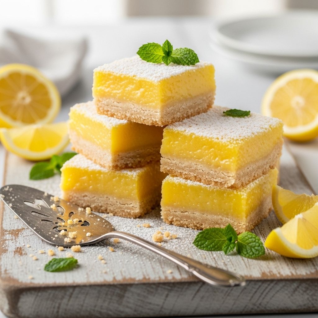 Flaky shortbread meets tangy filling in a foolproof recipe for an unforgettable dessert.