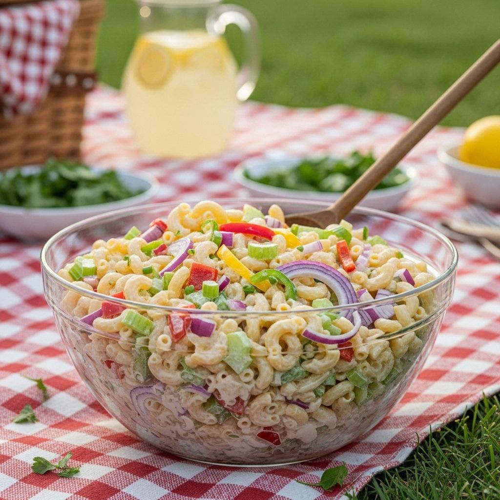 Classic Macaroni Salad Recipe: 5-Step Creamy Picnic Staple Discover the secrets to making the best classic macaroni salad, perfect for picnics, potlucks, and family gatherings.