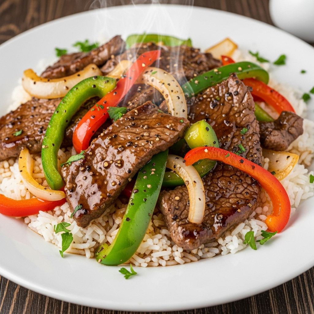Classic Pepper Steak: A Flavorful, Easy Weeknight Dinner Achieve tender, flavorful stir fry perfection using simple pantry staples.