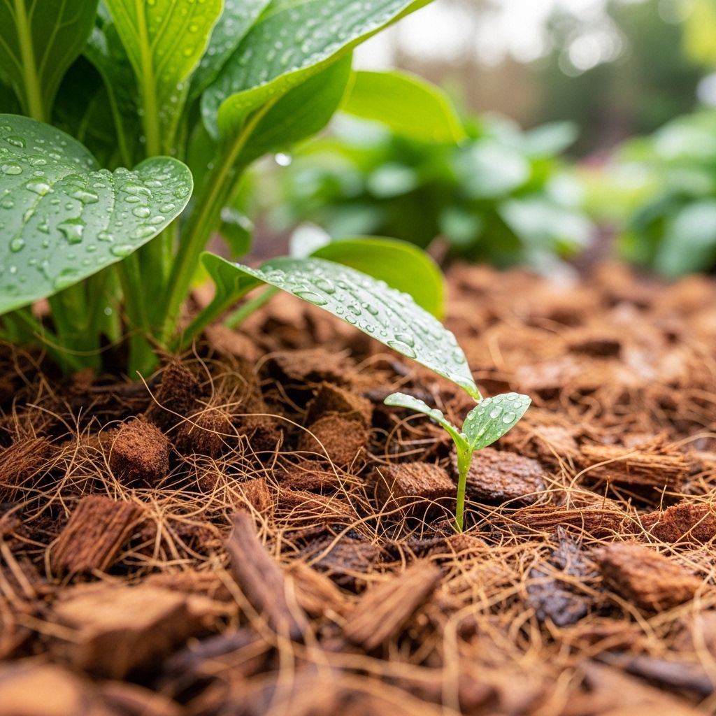 A renewable fiber layer that holds moisture, suppresses weeds, and revitalizes soil.