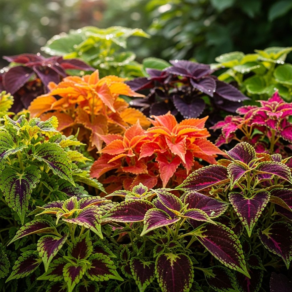 Explore coleus—from dazzling leaf colors to easy care, design ideas, and varieties that thrive in sun or shade.