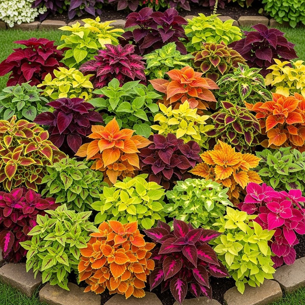 Explore 35 unique coleus varieties, their features, and expert planting tips to bring vibrant color and texture to any garden or container.