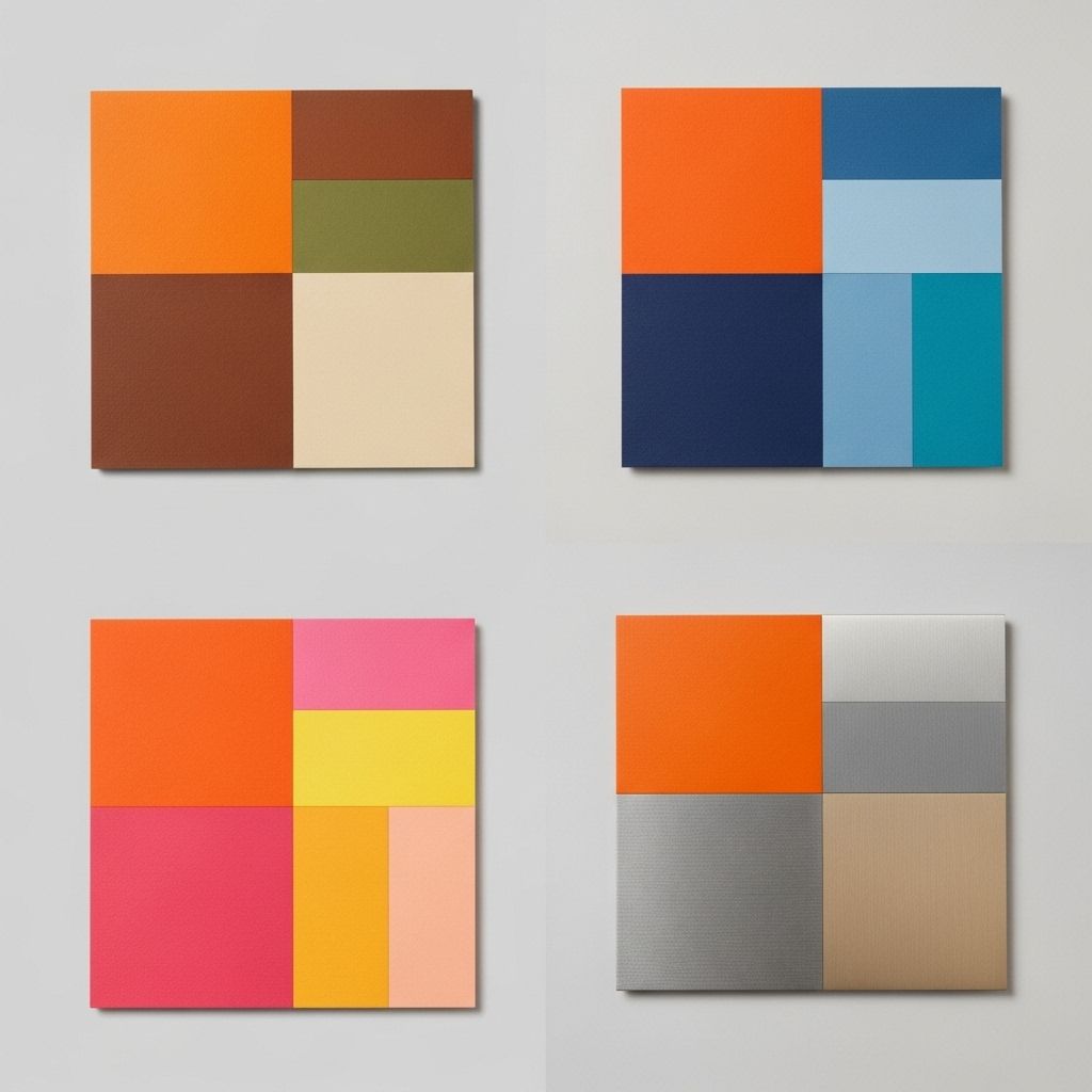 Elevate Your Space with Harmonious Orange Color Combinations