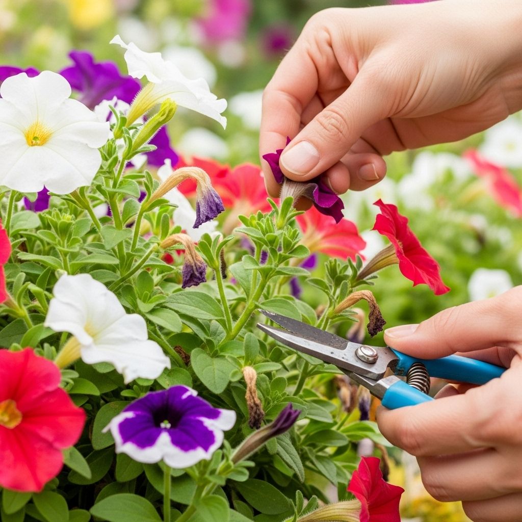 How To Deadhead Petunias: Ultimate Guide For Continuous Blooms Boost vibrant garden beauty by mastering flower care techniques for endless spring colors!