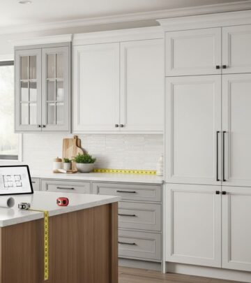 Optimize your cooking space with expert tips on perfect measurements and stylish storage solutions.