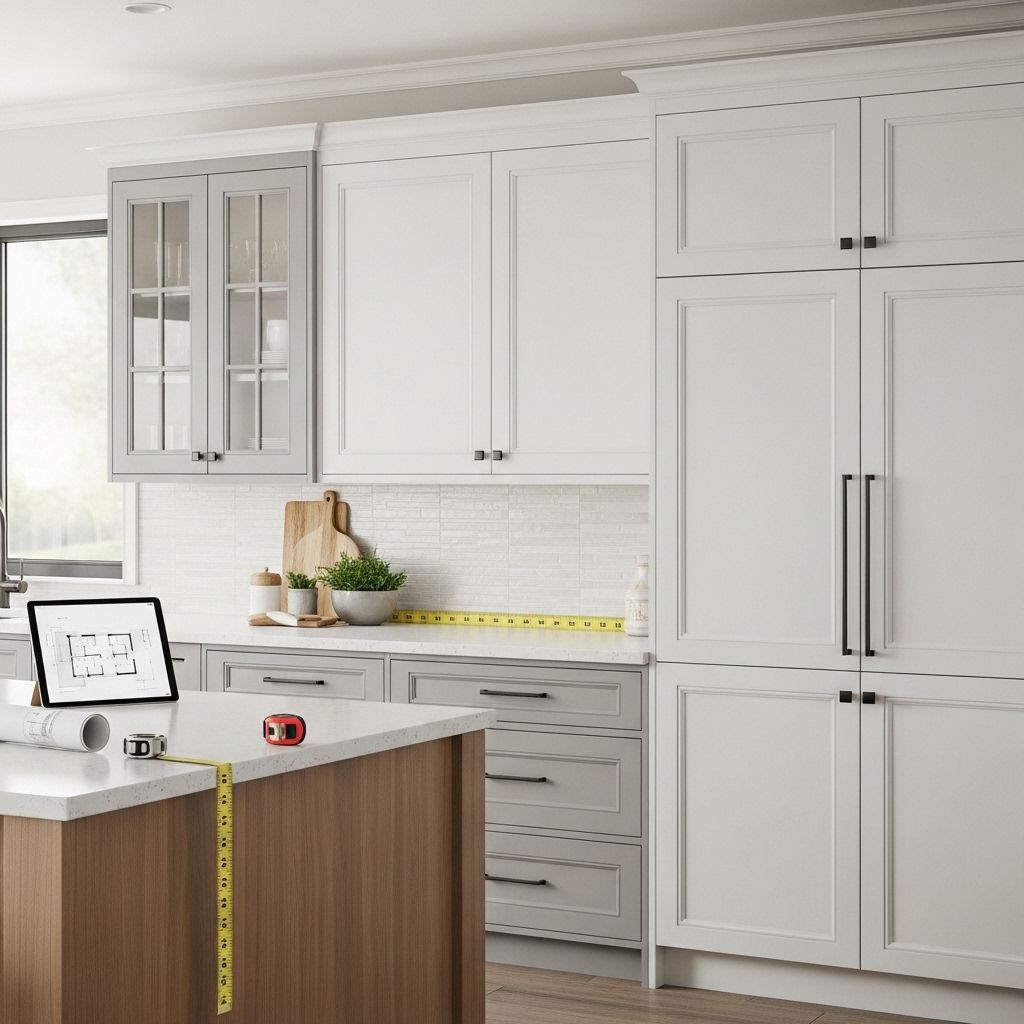 Optimize your cooking space with expert tips on perfect measurements and stylish storage solutions.