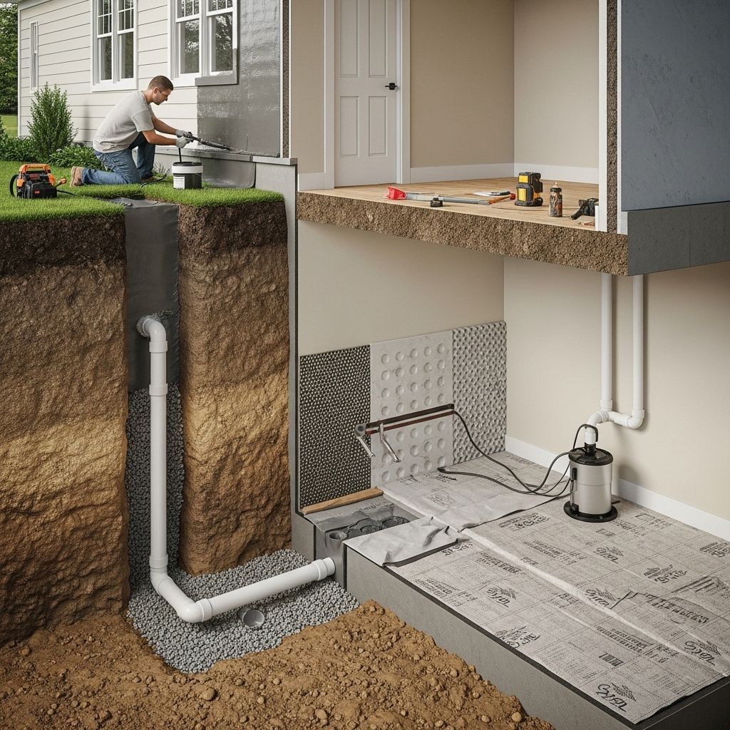 Basement Waterproofing Complete Guide To Keep Your Basement Dry Prevent moisture damage and create a dry, healthy living space with proven waterproofing techniques
