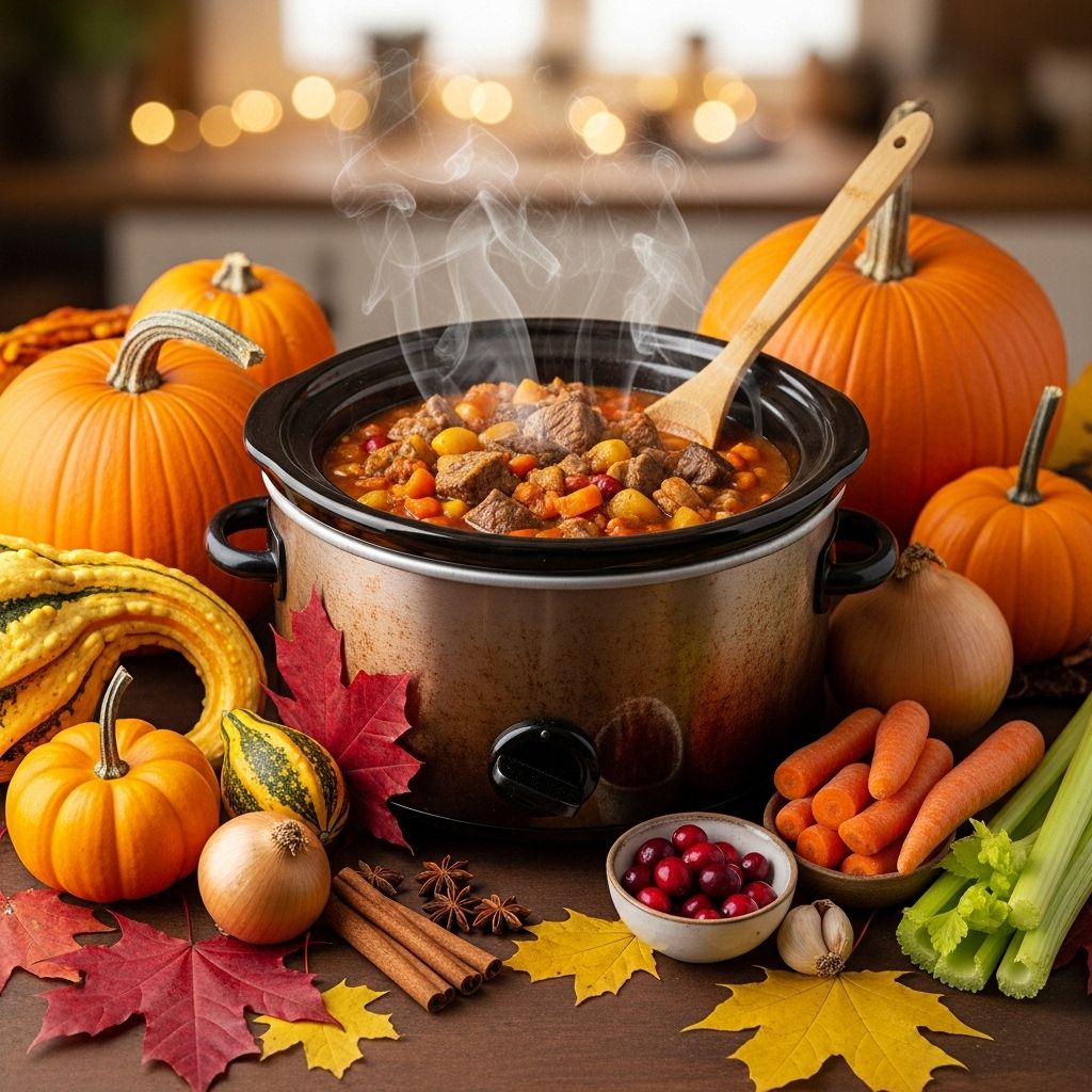 Enjoy hands-free comfort as harvest ingredients simmer into hearty meals all day long.