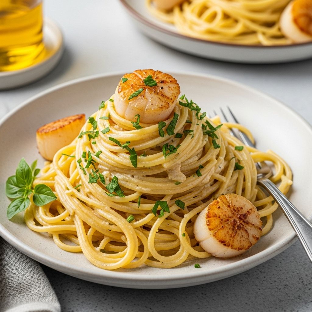 Velvety lemon-garlic cream transforms pasta into a restaurant-worthy weeknight dish.