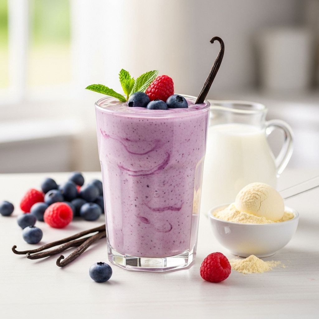 Transform your mornings with this nutrient-packed, delicious berry smoothie that's ready in minutes