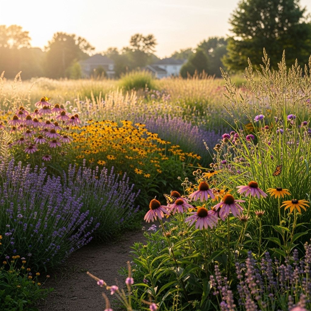 Transform your landscape into a sustainable, low-maintenance haven with the enchanting beauty of a meadow garden