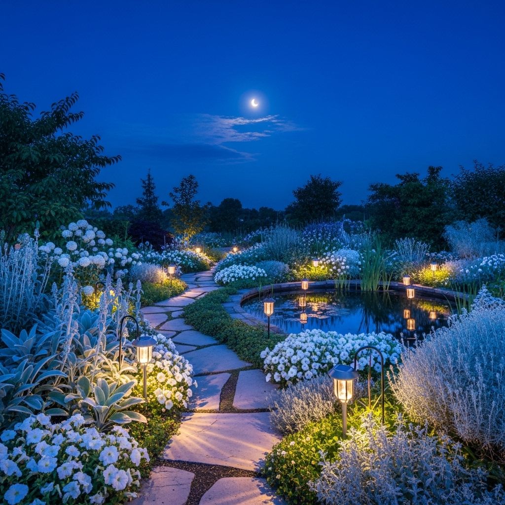 Moon Garden: A Complete Guide To Designing A Nighttime Oasis Discover the magic of moonlit gardens with plants that shine after dark and create a serene nighttime retreat in your own backyard
