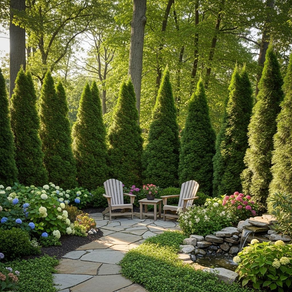 Transform your outdoor space into a secluded sanctuary with the perfect privacy trees and strategic landscaping