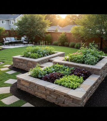 Transform outdoor spaces with unique designs to grow vibrant plants and fresh veggies.