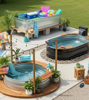 Transform your backyard with innovative water features and stylish outdoor oasis concepts.