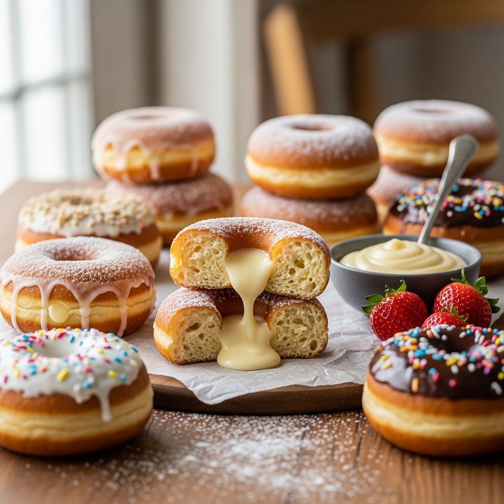 Master the art of homemade doughnuts with this step-by-step guide to making perfectly crispy and creamy treats every time.