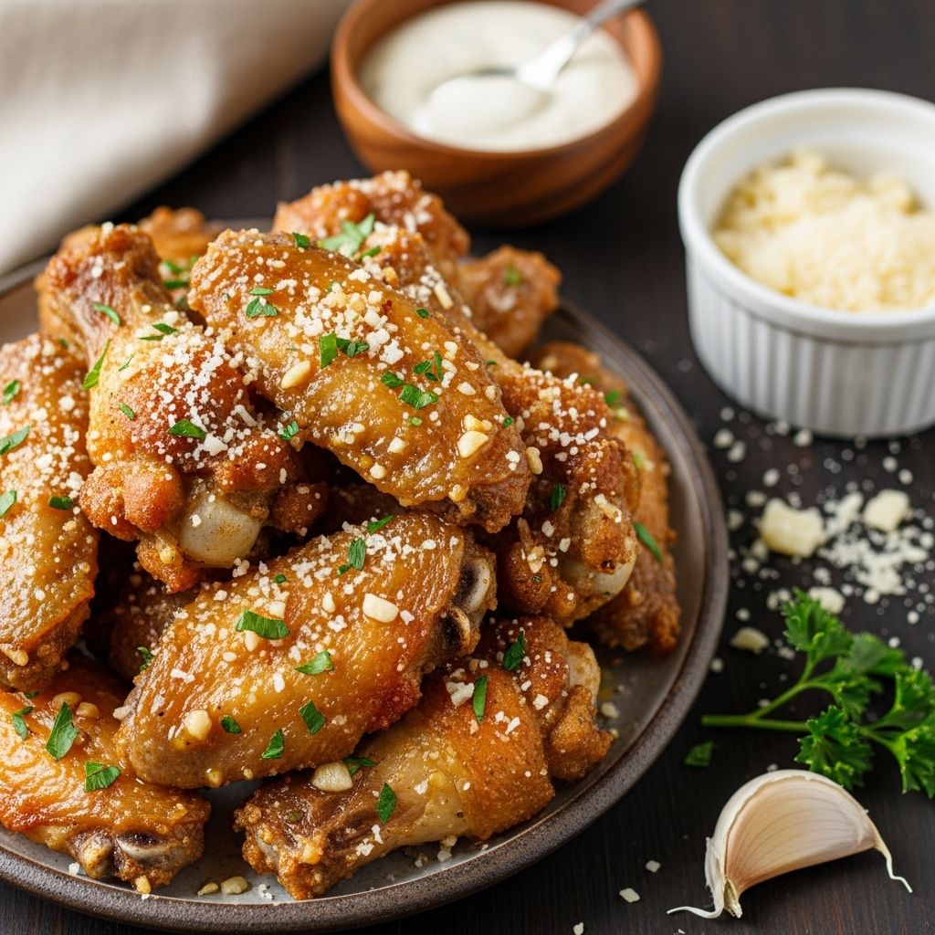 A buttery, cheesy coating transforms chicken pieces into savory crowd-pleasing bites.