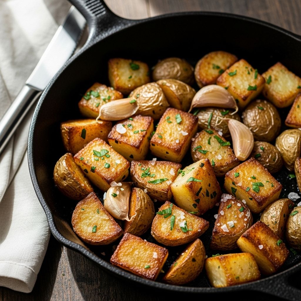 Perfectly golden slices with a fluffy interior and bursts of fresh herb flavor.