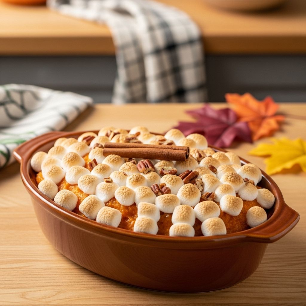 Hands-off slow cooker magic delivers fluffy marshmallows and crunchy pecans in each bite.